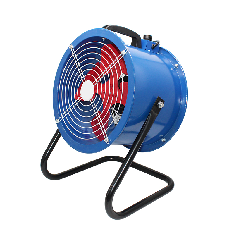 Quạt lưu lượng trục đứng trên sàn di động mạnh mẽ, quạt lưu lượng dọc trục có thể điều chỉnh tốc độ cao